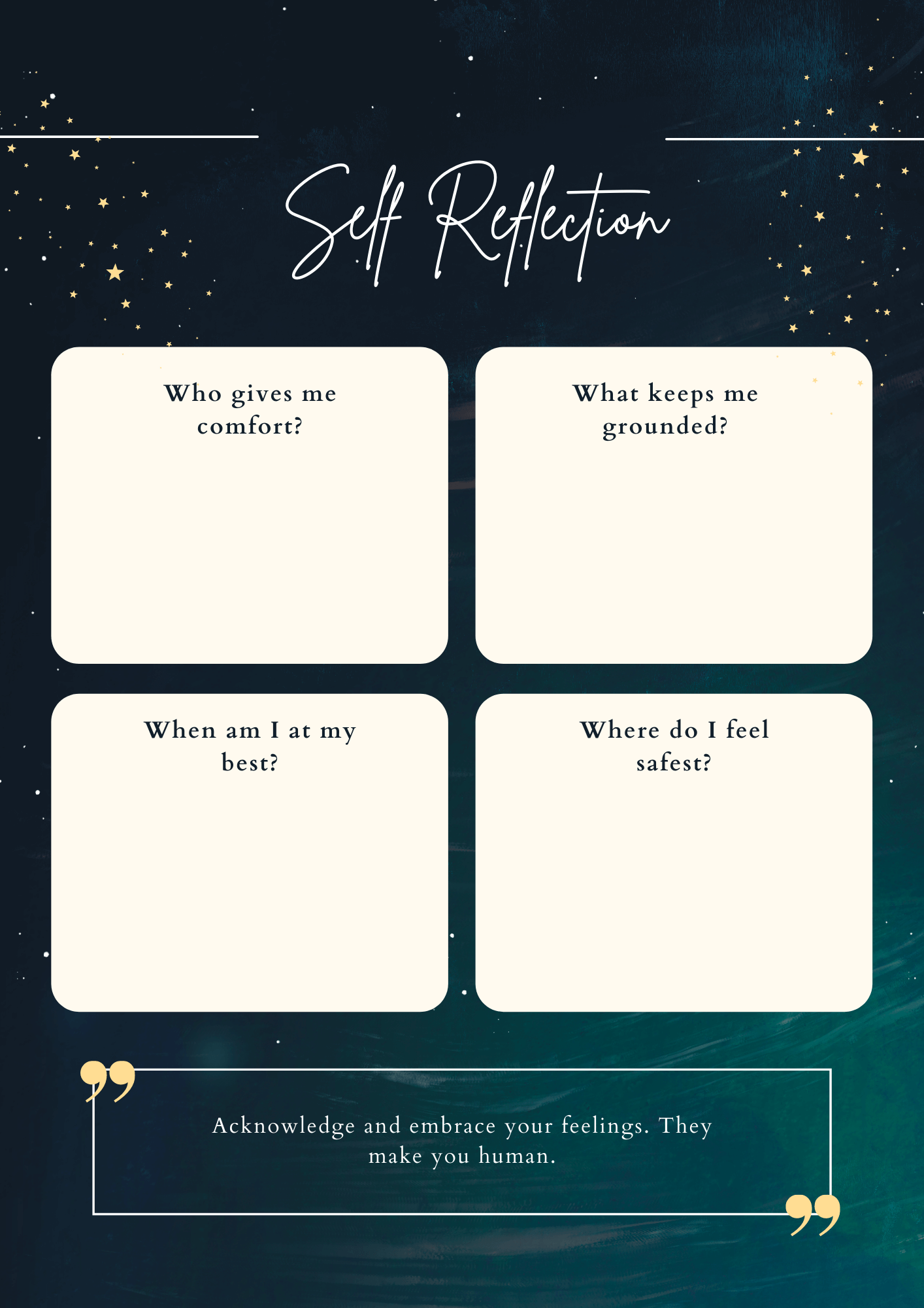 Self-Reflection