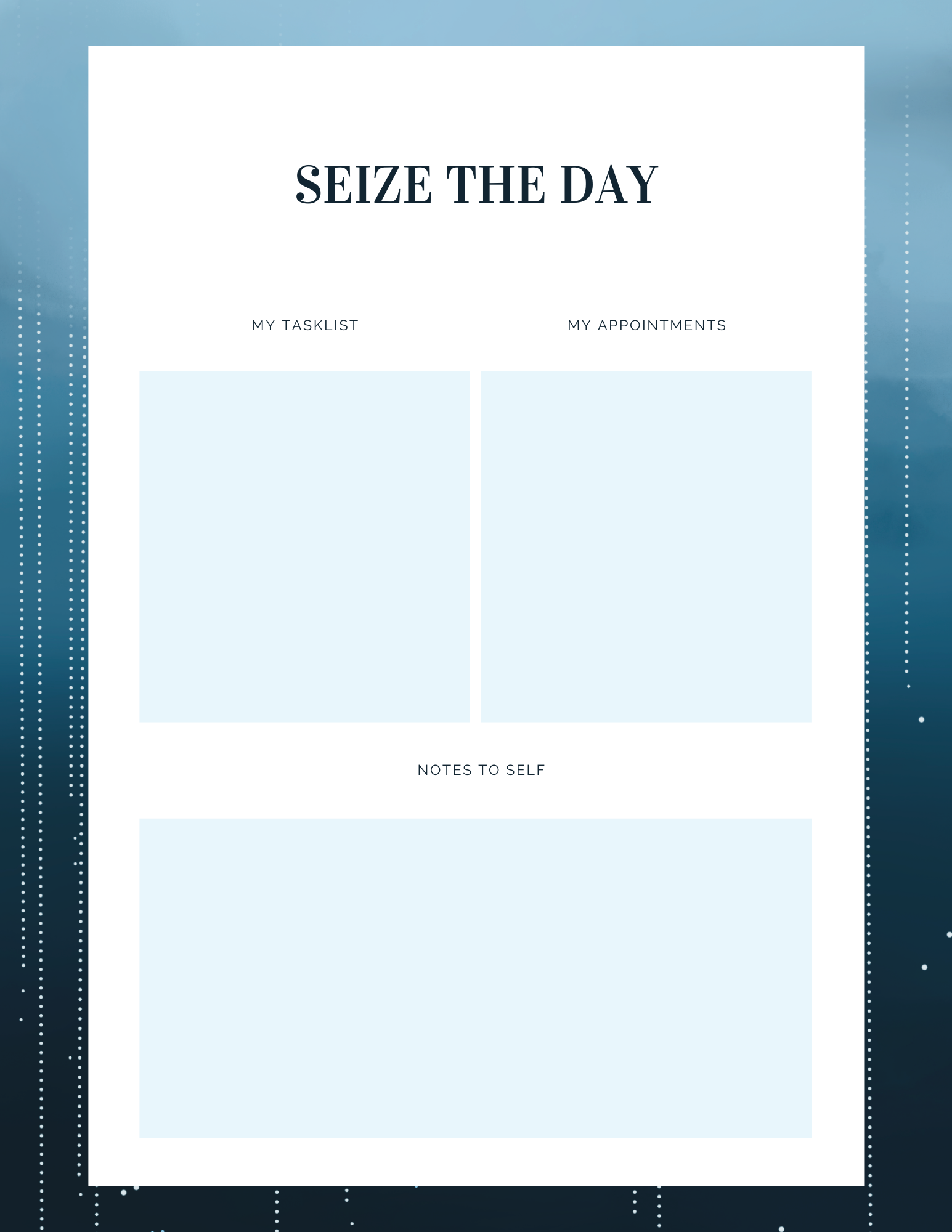 Seize the Day Planner